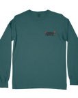 Nature Backs Comfort Colors Mystic Spruce Long Sleeve T-Shirt | Nature-Inspired Design on Ultra-Soft Fabric