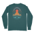 Nature Backs Comfort Colors Prism Spruce Long Sleeve T-Shirt | Nature-Inspired Design on Ultra-Soft Fabric