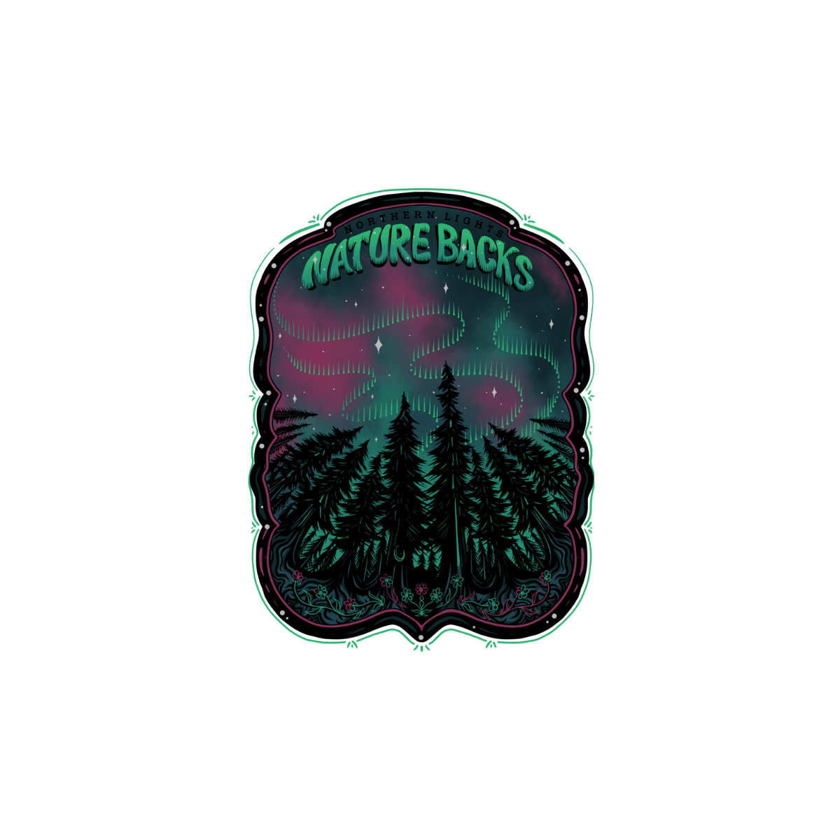 Northern Lights Sticker