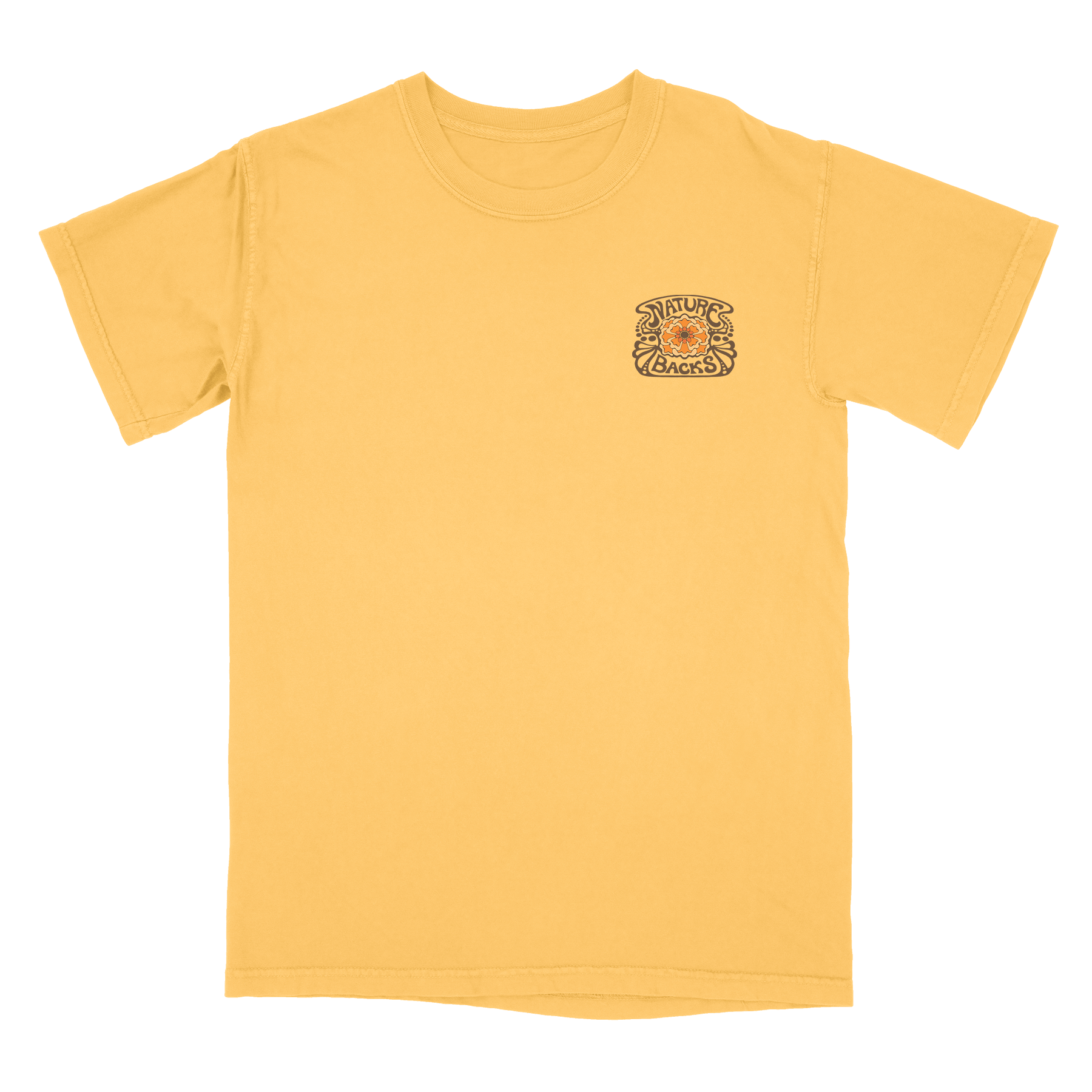 Nature Backs Comfort Colors Blossom Citrus Short Sleeve T-Shirt | Nature-Inspired Design on Ultra-Soft Fabric