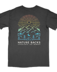 Nature Backs Comfort Colors Daybreak Black Short Sleeve T-Shirt | Nature-Inspired Design on Ultra-Soft Fabric