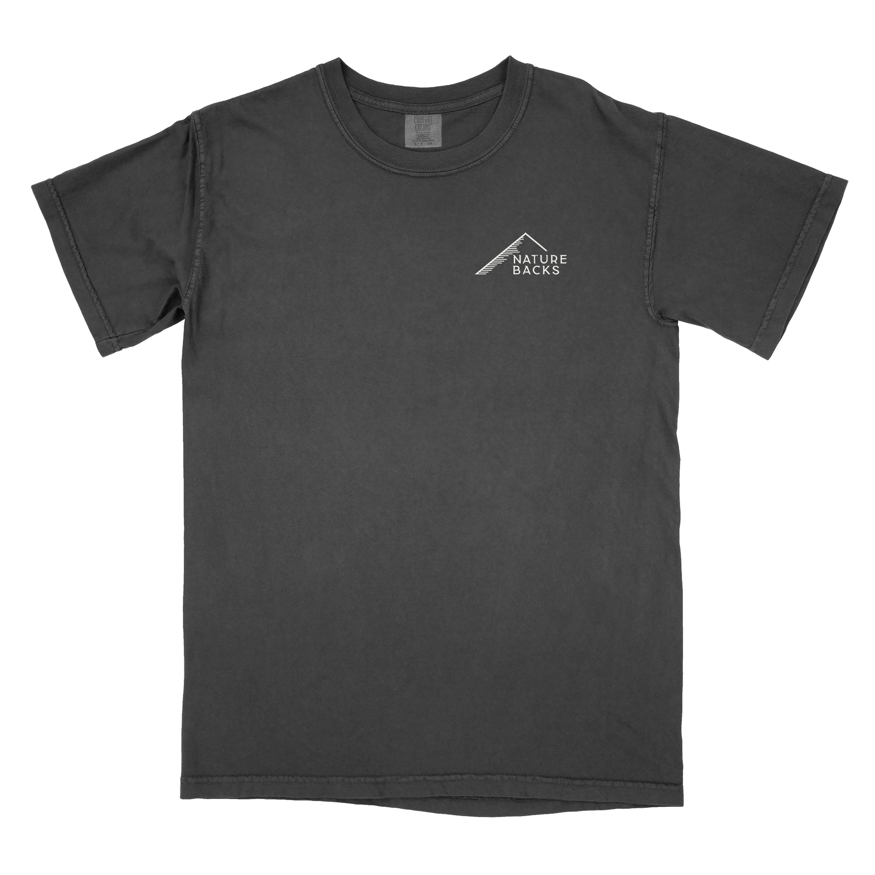 Nature Backs Comfort Colors Daybreak Black Short Sleeve T-Shirt | Nature-Inspired Design on Ultra-Soft Fabric