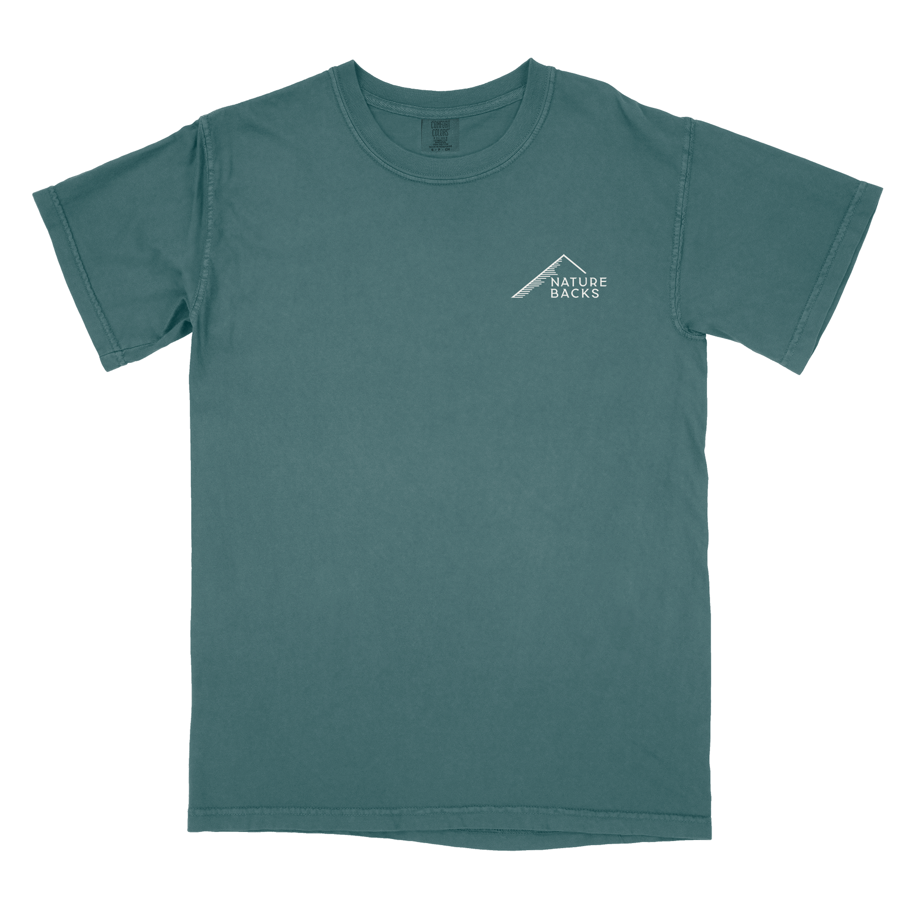 Nature Backs Comfort Colors Daybreak Spruce Short Sleeve T-Shirt | Nature-Inspired Design on Ultra-Soft Fabric