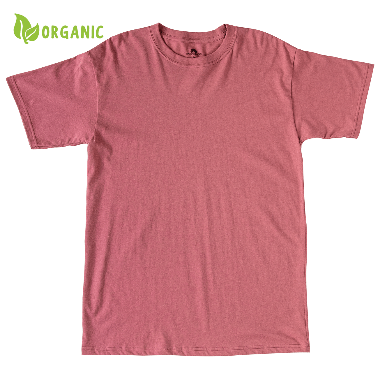 Nature Backs Short Sleeve 100% Organic Cotton T-Shirt | Minimalist Cumin Short Sleeve made with Eco-Friendly Fibers Sustainably made in the USA 