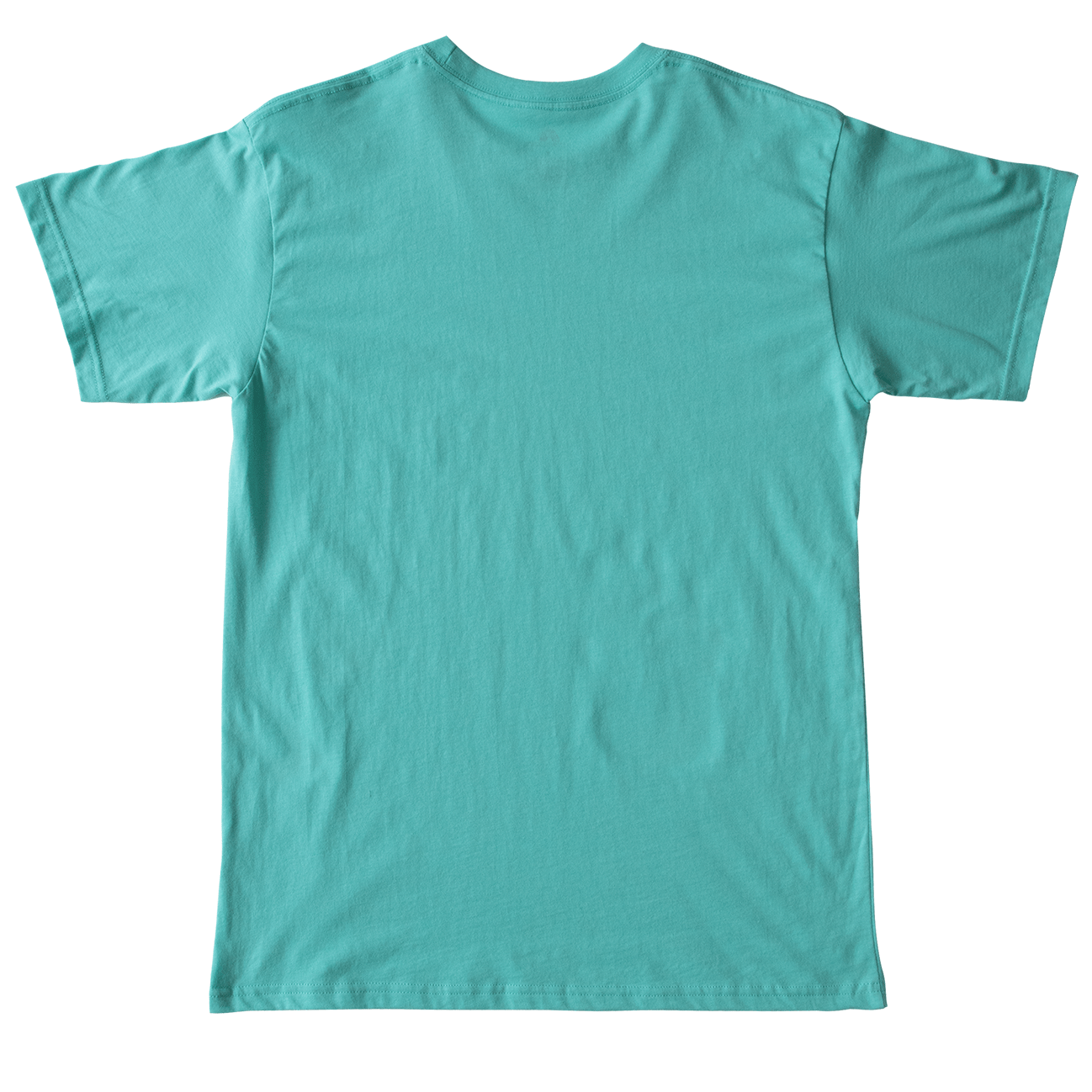 Nature Backs Short Sleeve 100% Organic Cotton T-Shirt | Minimalist Chalky Mint Short Sleeve made with Eco-Friendly Fibers Sustainably made in the USA 