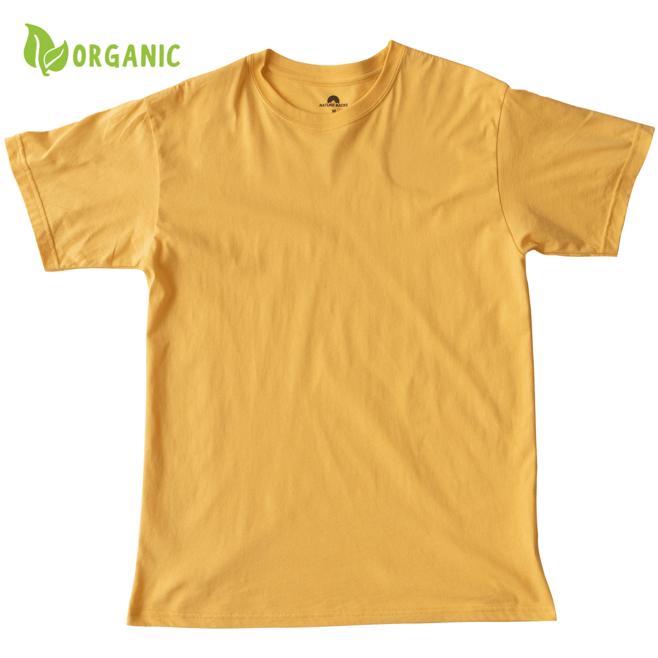 Nature Backs Short Sleeve 100% Organic Cotton T-Shirt | Minimalist Sunrise Short Sleeve made with Eco-Friendly Fibers Sustainably made in the USA 