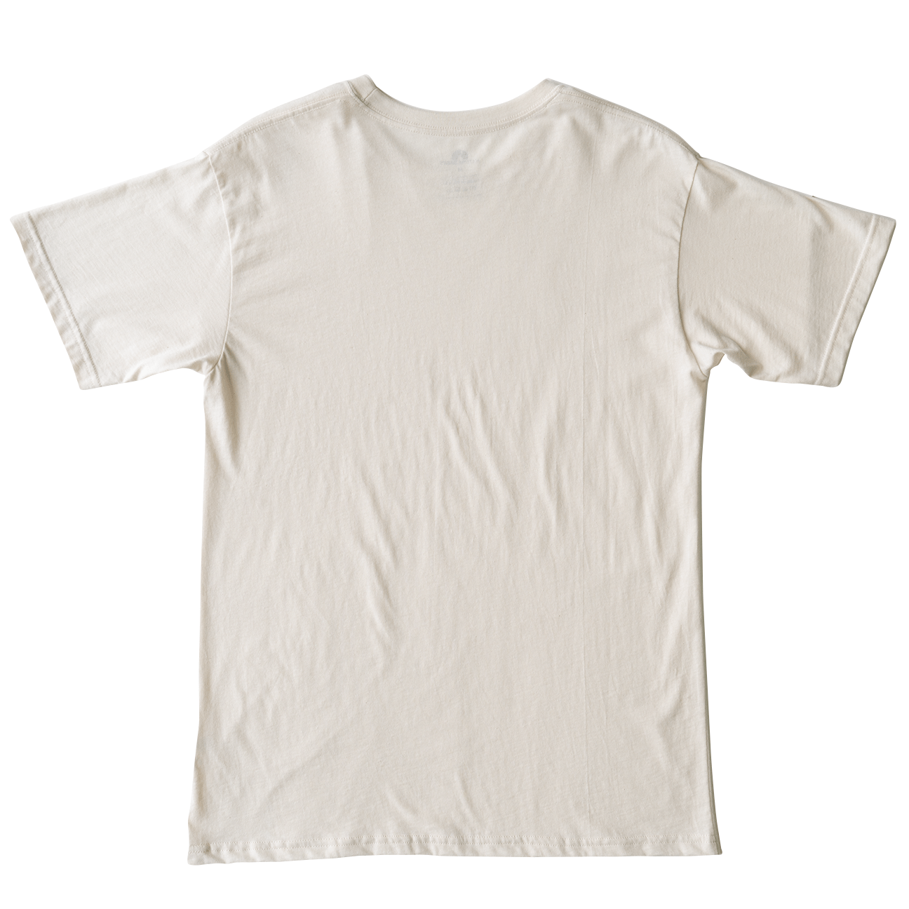 Nature Backs Short Sleeve 100% Organic Cotton T-Shirt | Minimalist Natural Short Sleeve made with Eco-Friendly Fibers Sustainably made in the USA 