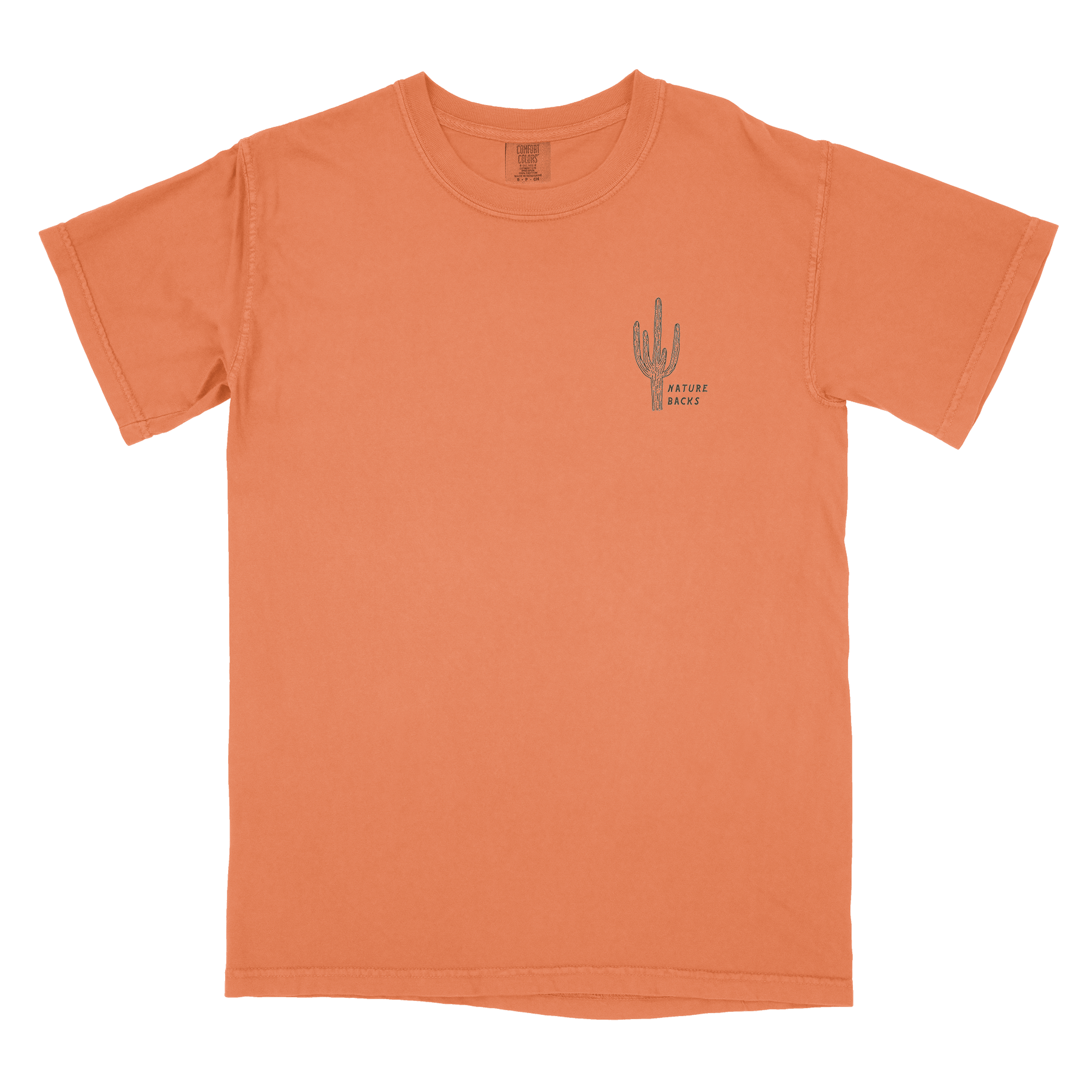 Nature Backs Comfort Colors Saguaro Harvest Short Sleeve T-Shirt | Nature-Inspired Design on Ultra-Soft Fabric