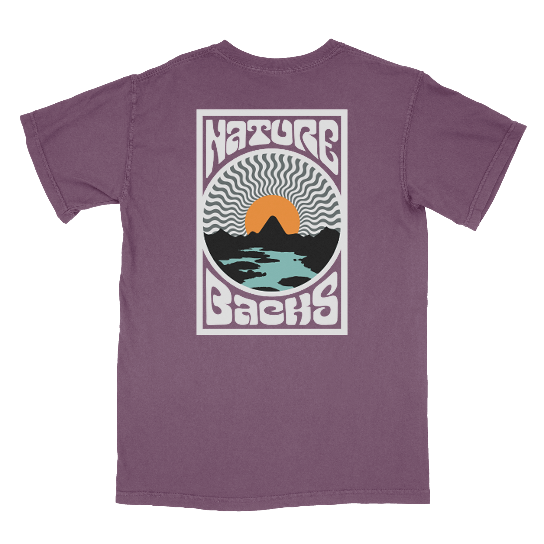 Nature Backs Comfort Colors Sublime Nova Short Sleeve T-Shirt | Nature-Inspired Design on Ultra-Soft Fabric