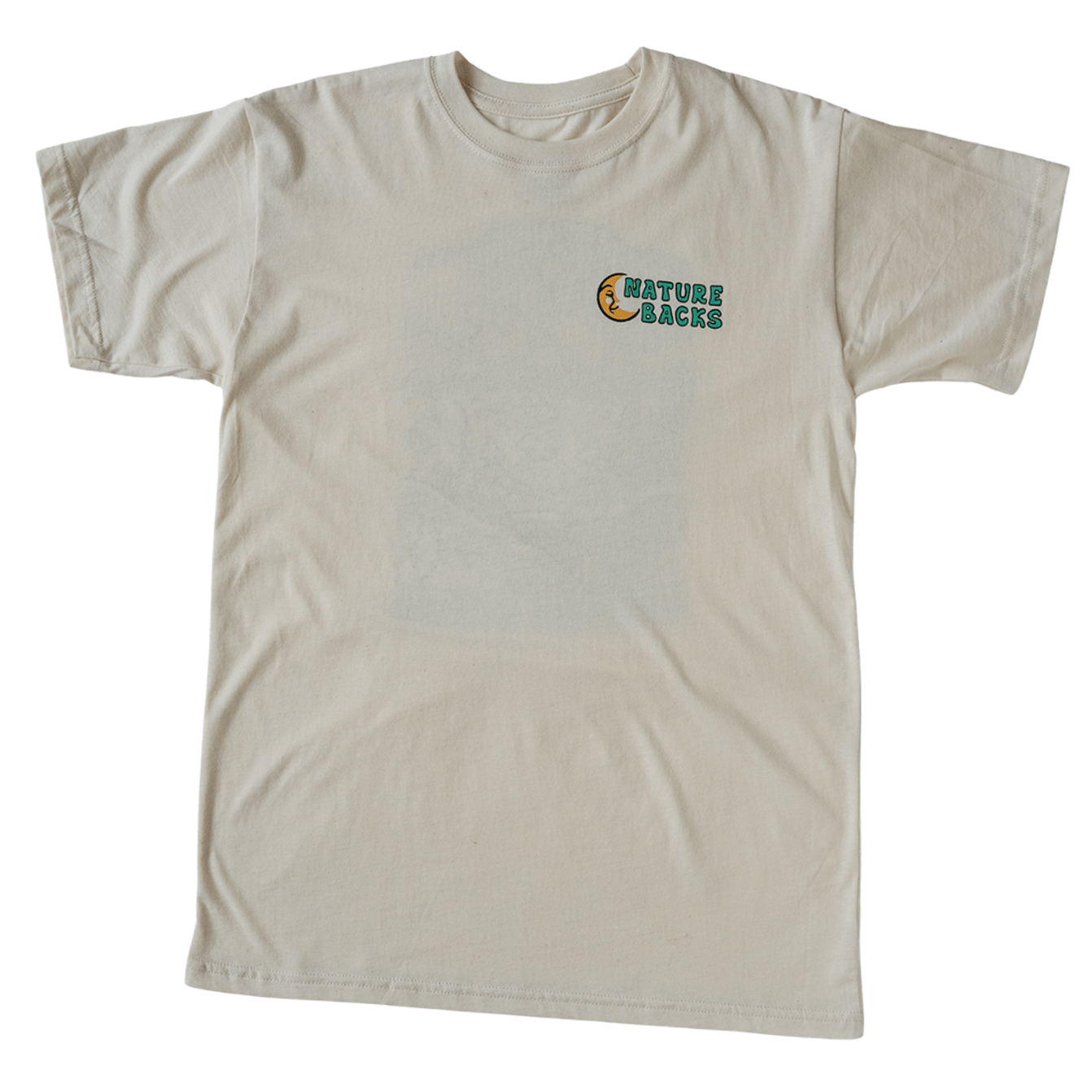 Nature Backs Limited Edition Short Sleeve 100% Organic Cotton T-Shirt | Limited Wander Natural Short Sleeve made with Eco-Friendly Fibers Sustainably made in the USA 