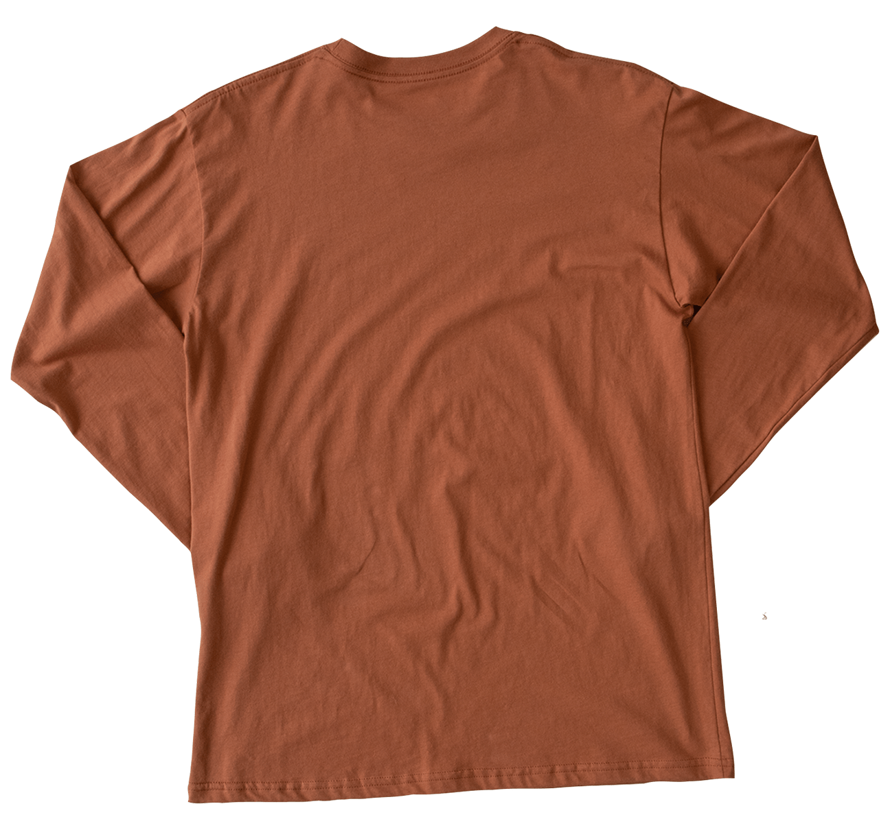 Nature Backs Long Sleeve 100% Organic Cotton T-Shirt | Minimalist Harvest Long Sleeve made with Eco-Friendly Fibers Sustainably made in the USA 