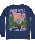 Yosemite National Park Long Sleeve (Navy)