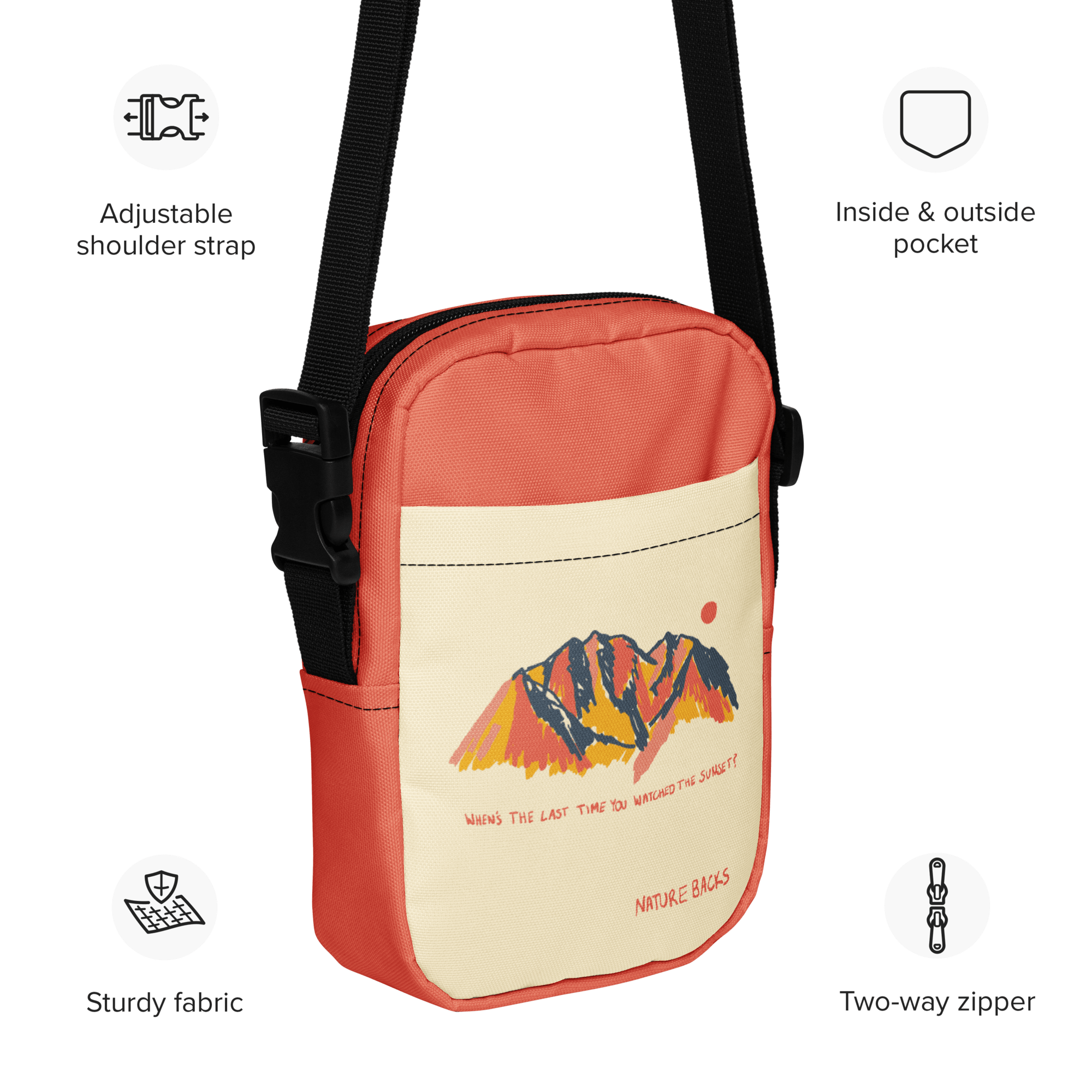 Catch a Sunset -  Crossbody Bag