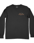 Nature Backs Comfort Colors Evergreen Black Long Sleeve T-Shirt | Nature-Inspired Design on Ultra-Soft Fabric