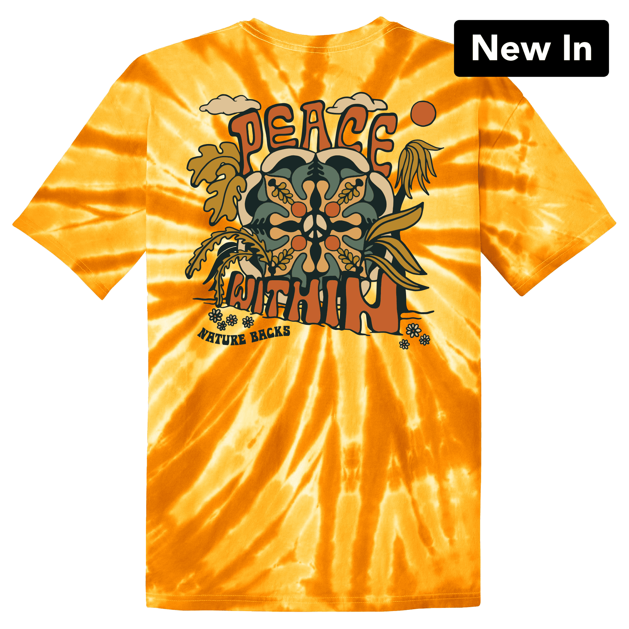 Peace Within - Sunburst Tie Dye