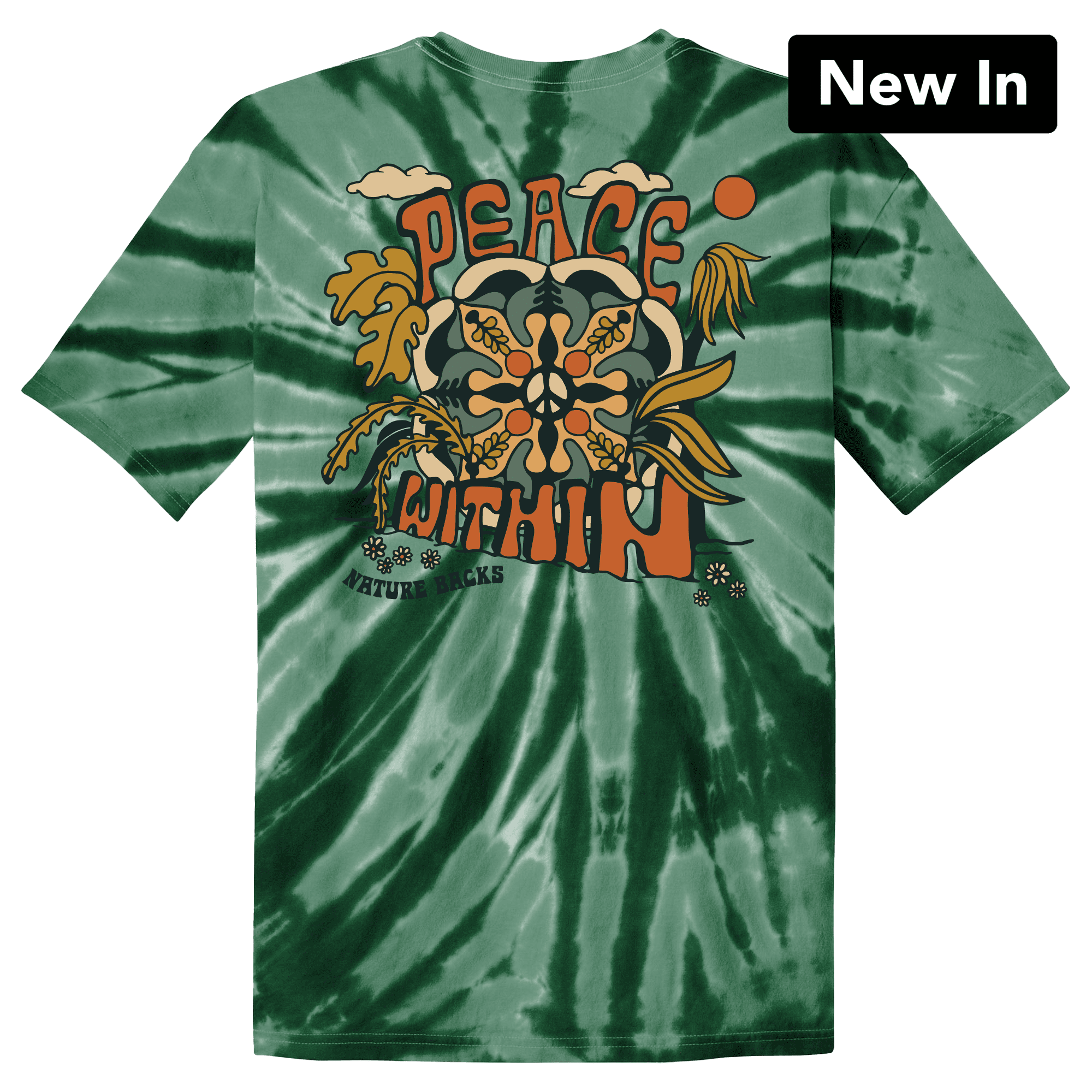 Peace Within - Forest Tie Dye