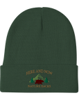 Here And Now Embroidered Beanie