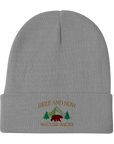 Here And Now Embroidered Beanie