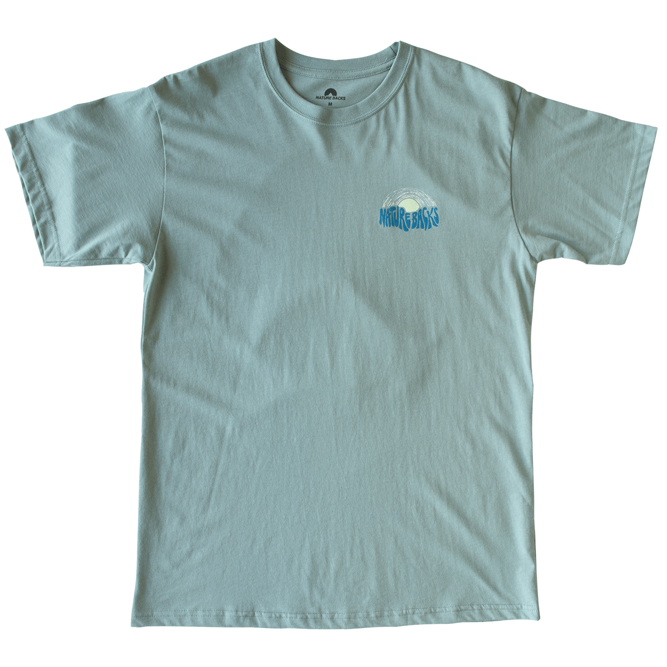 Nature Backs Limited Edition Short Sleeve 100% Organic Cotton T-Shirt | Limited Follow the Sun Bay Short Sleeve made with Eco-Friendly Fibers Sustainably made in the USA 