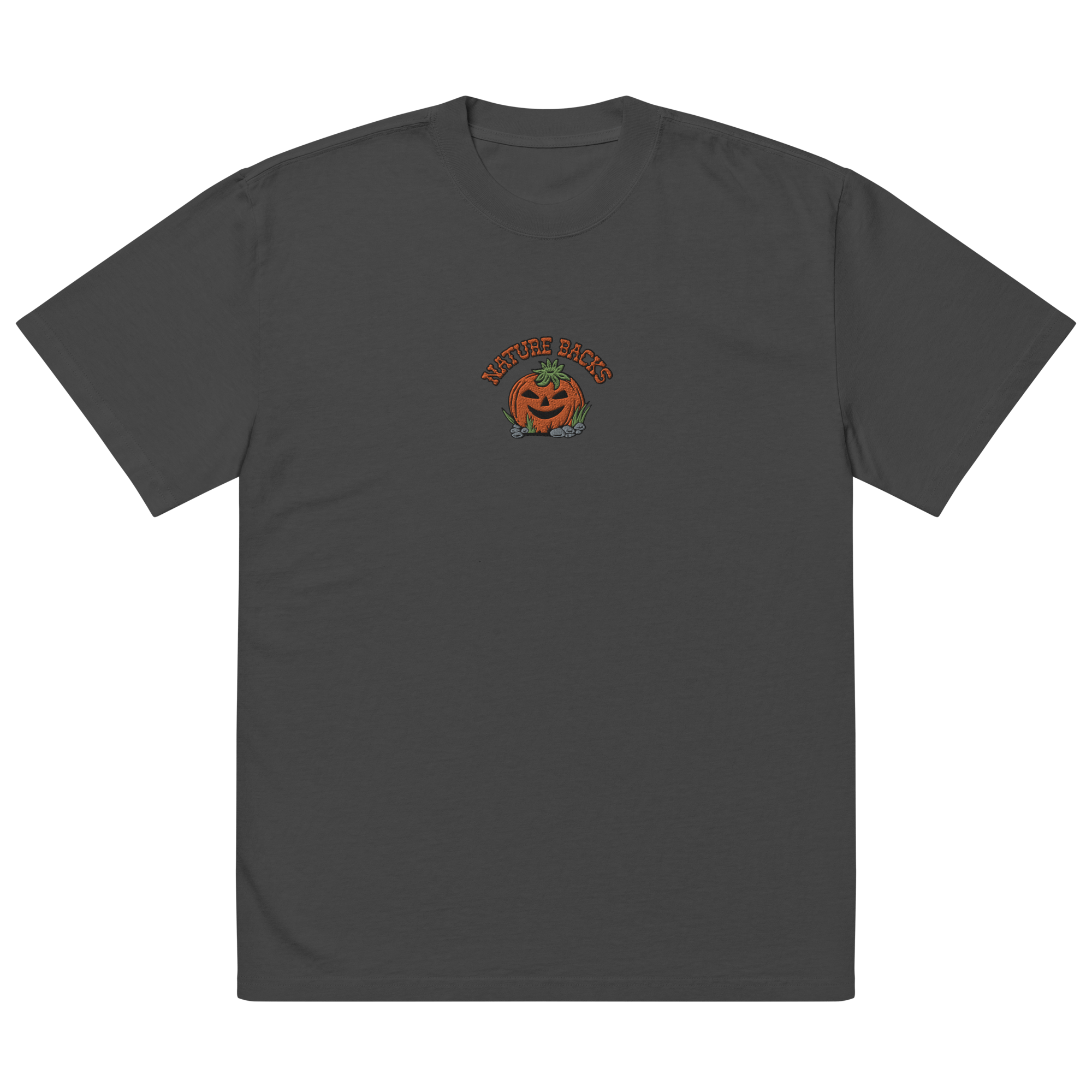 Jackolantern Embroidered Oversized Tee