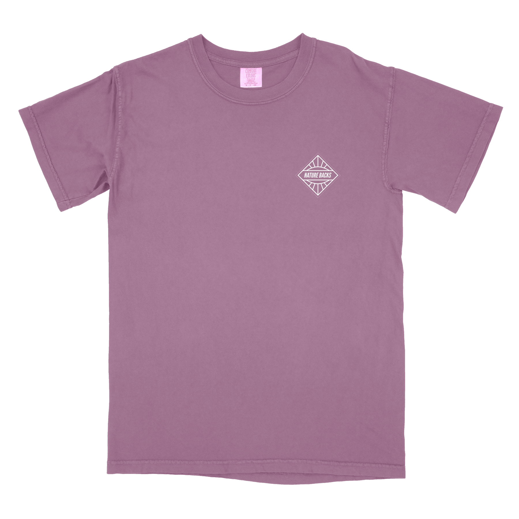 Nature Backs Comfort Colors Prism Cosmos Short Sleeve T-Shirt | Nature-Inspired Design on Ultra-Soft Fabric