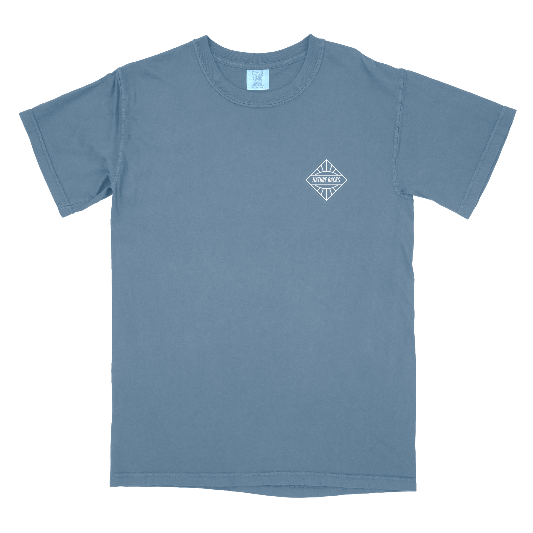 Nature Backs Comfort Colors Prism Fog Short Sleeve T-Shirt | Nature-Inspired Design on Ultra-Soft Fabric