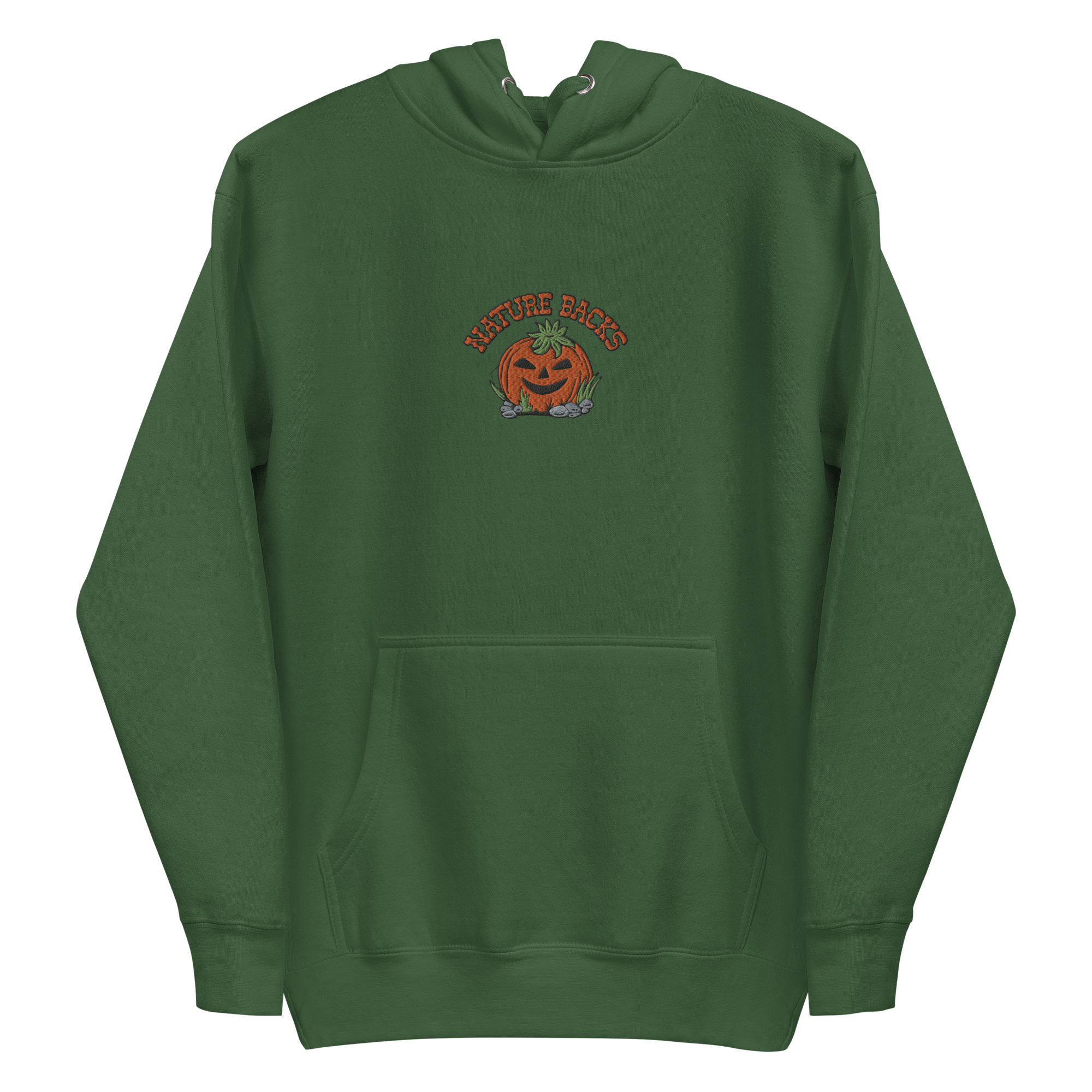 Jackolantern Embroidered  Hoodie